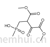 methyl 4-(hydroxyl(methyl)phosphinyl)-3-(methoxycarbonyl)-2-oxobutanoate结构式