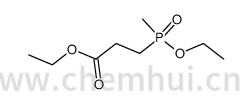 ethyl 3-(ethoxymethylphosphinyl)propionate结构式